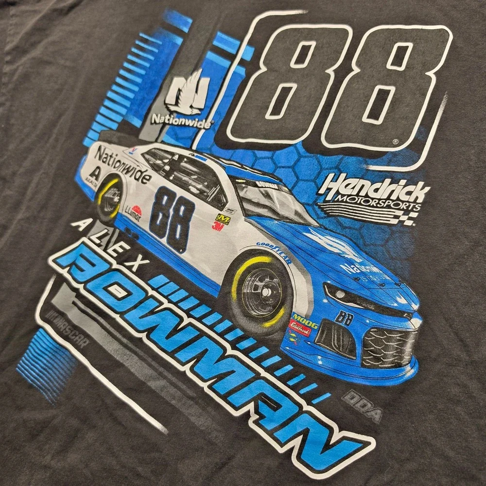 Alex Bowman #88 Nationwide Hendrick Motorsports T Shirt Mens 2XL DDA NASCAR